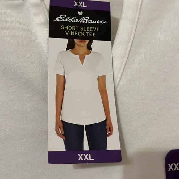 Eddie Bauer short sleeve V-neck tee. Size XXL brand new with tags. - Picture 5 of 6